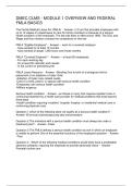 DMEC CLMS - MODULE 1 OVERVIEW AND FEDERAL FMLA BASICS 