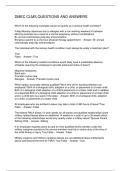 DMEC CLMS QUESTIONS AND ANSWERS