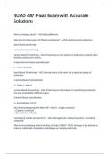 BUAD 497 Final Exam with Accurate Solutions