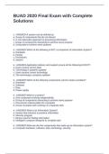 BUAD 2020 Final Exam with Complete Solutions