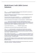 BUAD Exam 2 with 100&percnt; Correct Solutions