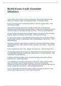 BUAD Exam 4 with Complete Solutions