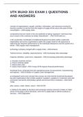 UTK BUAD 331 EXAM 1 QUESTIONS AND ANSWERS