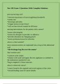 Nur 185 Exam 1 Questions With Complete Solution2