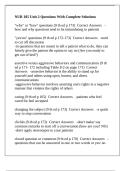 NUR 185 Unit 2 Questions With Complete Solutions