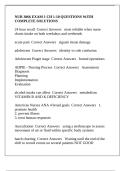 NUR 3066 EXAM 1 CH 1-10 QUESTIONS WITH COMPLETE SOLUTIONS