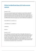 PDGA Certified Rules Exam 2025 with accurate answers 