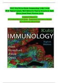 Test Bank for Kuby Immunology, 8th Edition by Jenni Punt, Sharon Stranford, Patricia Jones and Judy Owen. ISBN- All Chapters 1-20 Complete Guide A+