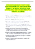 MTL 200 FINAL EXAM STUDY GUIDE  2025&sol;2026 COMPLETE QUESTIONS AND  CORRECT DETAILED ANSWERS WITH  RATIONALES &vert;&vert; 100&percnt; GUARANTEED PASS  <LATEST VERSION> 