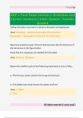 A&P Questions and Correct Answers&sol; Latest Update &sol; Already Graded