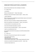 EBDM MIDTERM QUESTIONS & ANSWERS