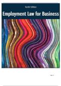 TEST BANK FOR Employment Law for Business 10th Edition by Dawn D&period; Bennett-Alexander&comma; Laura P&period; Hartman ISBN&colon; 978-1260734270 COMPLETE GUIDE ALL CHAPTERS COVERED 100&percnt; VERIFIED A&plus; GRADE ASSURED&excl;&excl;&excl;&excl;&excl;NEW LATEST UPDATE&excl;&excl;&excl;&excl;&excl;