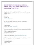 BKAT 9R EXAM 2025-2026 ACTUAL EXAM 150 QUESTIONS AND CORRECT DETAILED ANSWERS 