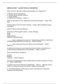 EBDM EXAM 1 QUESTIONS & ANSWERS