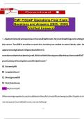 EMT FISDAP Operations Final Exam  Questions and Answers &lpar;2025 &sol; 2026&rpar;  &lpar;Verified Answers&rpar;