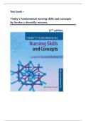 Test Bank - Timby's Fundamental Nursing Skills and Concepts 13th Edition Loretta A Donnelly-Moreno&comma; &vert;&vert; Complete Verified Chapters 1-38&comma; With Rationales