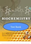 Test Bank for Biochemistry&colon; Concepts and Connections &lpar;1st Edition&comma; Appling&rpar; &ndash; Complete Exam Questions and Answers