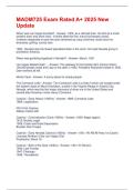MADM725 Exam Rated A&plus; 2025 New Update