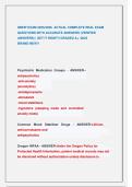 QMHP EXAM 2025&sol;2026  ACTUAL COMPLETE REAL EXAM  QUESTIONS WITH ACCURATE ANSWERS &lpar;VERIFIED  ANSWERS&rpar; &vert; GET IT RIGHT&excl;&excl; GRADED A&plus; &sol;2025                        BRAND NEW&excl;&excl;