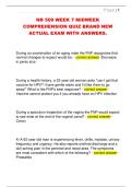 NR 509 WEEK 7 MIDWEEK  COMPREHENSION QUIZ BRAND NEW  ACTUAL EXAM WITH ANSWERS&period;