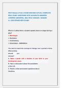 PECT Module 2 PreK-4 EXAM 2025&sol;2026 ACTUAL COMPLETE  REAL EXAM  QUESTIONS WITH ACCURATE ANSWERS  &lpar;VERIFIED ANSWERS&rpar; &vert; MULTIPLE CHOICES &sol; GRADED                    A&plus; &vert;2025 BRAND NEW EXAM&excl;&excl; 