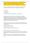 NSGD 2216 CRITICAL INQUIRY WEEK 6-11 QUESTIONS AND CORRECT 100&percnt; VERIFIED&sol;DETAILED ANSWERS LATEST DOWNLOADED 2025&sol;2026 BEST GRADED A&plus; FOR SUCCESS