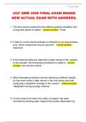 UCF QMB 3200 FINAL EXAM BRAND  NEW ACTUAL EXAM WITH ANSWERS&period; 