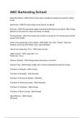 ABC Bartending School questions and answers