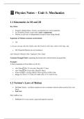 AP Physics Notes 1