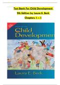 Test Bank For Child Development 9th Edition by Laura E&period; Berk  Chapters 1 &ndash; 1   Test Bank For Child Development 9th Edition by Laura E&period; Berk