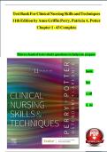 Test Bank For Clinical Nursing Skills and Techniques&comma; 11th Edition &lpar; Potter&comma; perry &comma; 2025&rpar; All Chapters 1-43 &vert; Latest Edition