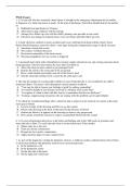 ALL PNLE exam THIS YEAR UPDATED QUESTIONS WITH VERIFIED ANSWERS 