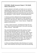 NUR 3066C&colon; Health Assessment Chapter 2&colon; The Health History and Interview