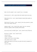 CFT exam with correct answers