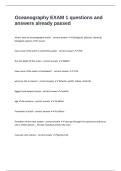 Oceanography EXAM 1 questions and answers already passed