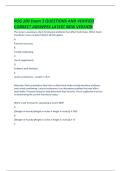 NSG 100 Exam 3 QUESTIONS AND VERIFIED CORRECT ANSWERS LATEST NEW VERSION&period;pdf