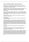 WGU C233 EMPLOYMENT LAW QUESTIONS