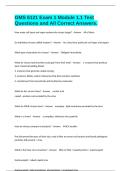 GMS 6121 Exam 1 Module 1&period;1 Test Questions and All Correct Answers&period;