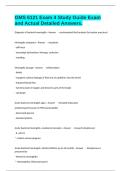 GMS 6121 Exam 4 Study Guide Exam and Actual Detailed Answers&period;