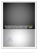 ELECTROLYSIS FINAL EXAM OTTAWA ACADEMY EAST END SCHOOL 2025