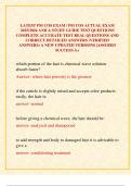 LATEST PSI COS EXAM &sol; PSI COS ACTUAL EXAM 2025&sol;2026 AND A STUDY GUIDE TEST QUESTIONS COMPLETE ACCURATE TEST REAL QUESTIONS AND CORRECT DETAILED ANSWERS &lpar;VERIFIED ANSWERS&rpar; A NEW UPDATED VERSIONS &vert;ASSURED SUCCESS A&plus;