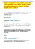 PEDS & OB HESI EXAM QUESTIONS AND ANSWERS 2025&sol;2026 UPDATED A COMPLETE SOLUTION ALL ANSWERS 100&percnt; CORRECT VERIFIED&sol;DETAILED BEST RATED A&plus; FOR PASS