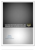 ELECTROLYSIS EXAM QUESTIONS AND ANSWERS 2025-26 REVIEW SOLUTION
