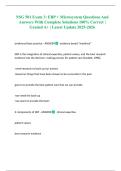 NSG 501 Exam 3&colon; EBP &plus; Microsystem Questions And Answers With Complete Solutions 100&percnt; Correct &vert; Graded A&plus; &vert; Latest Update 2025-2026