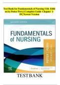 TEST BANK FOR Fundamentals of Nursing 11th Edition by Patricia A&period; Potter&comma; Anne G&period; Perry ISBN&colon;978-0323810340 A&plus; GRADE ASSURED&excl;&excl;&excl;&excl;&excl;&excl;&excl; GUARANTEED PASS&excl;&excl;&excl;&excl;&excl; YOUR ULTIMATE GUIDE&excl;&excl;&excl;&excl;&excl;