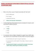 OSHA 10-HOUR CONSTRUCTION FINAL EXAM ANSWERS 2025
