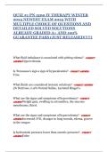 QUIZ &num;1 PN 1200 IV THERAPY WINTER 2025 NEWEST EXAM 2025 WITH MULTIPLE CHOICE OF QUESTIONS AND DETAILED SOLVED SOLUTIONS ALREADY GRADED A&plus; AND 100&percnt; GUARANTEE PASS &lpar;JUST RELEASED&excl;&excl;&excl;&excl;&excl;&rpar;