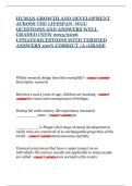 HUMAN GROWTH AND DEVELOPMENT ACROSS THE LIFESPAN -WGU QUESTIONS AND ANSWERS WELL GRADED &lpar;NEW 2025&sol;2026 UPDATE&rpar;QUESTIONS WITH VERIFIED ANSWERS 100&percnt; CORRECT &sol;A&plus;GRADE