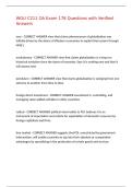 WGU C211 OA Exam 178 Questions with Verified Answers&comma;100&percnt;CORRECT