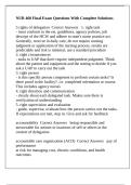 NUR 460 Final Exam Questions With Complete Solutions